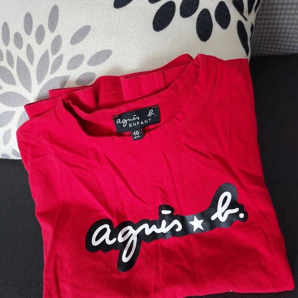Japan Brand Agnes b Enfant boy girl cotton tee t-shirt US 6T-7T